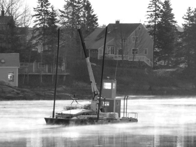 Round Pond Marine Services barge